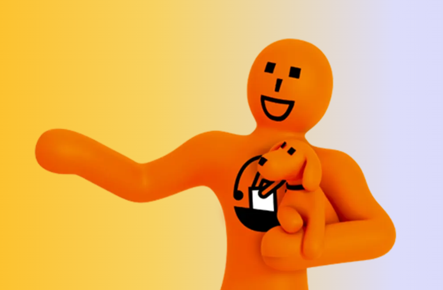 Orange Election Man