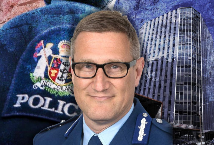 Former Deputy Police Commissioner Jevon McSkimming in uniform at a police event