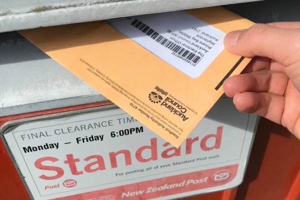 Voting paper box