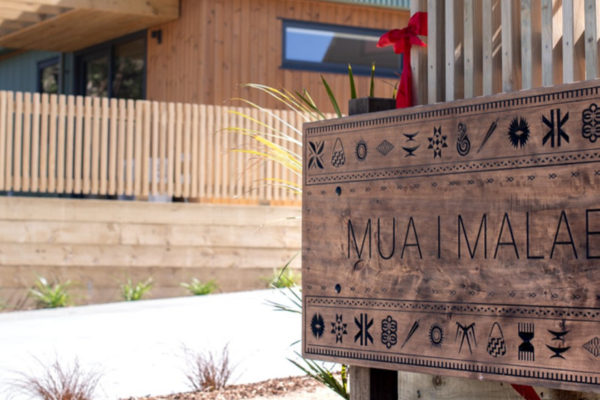 Newly built homes in Cannons Creek, Porirua, part of the Our Whare Our Fale housing initiative for Pacific families.