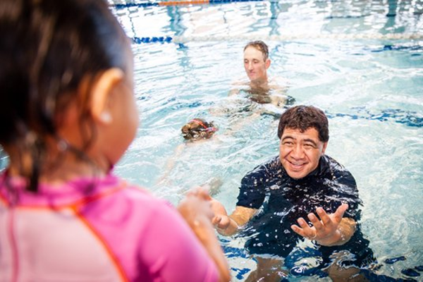 North City Shopping Centre Christmas tree and Santa display in Porirua.