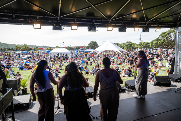 Crowds gather in Porirua for Waitangi Day celebrations featuring live music, cultural performances and community activities ahead of a busy holiday weekend.