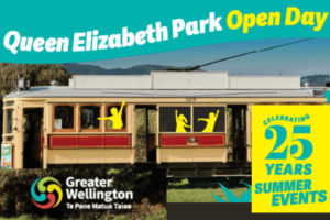 Porirua families are invited to a free open day at Queen Elizabeth Park on February 21 to help mark 25 years of Greater Wellington summer events.