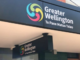 Greater Wellington Regional Council signage on a building exterior with logo and te reo Māori wording.