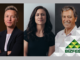 Three guest speakers for Porirua’s BizFest 2026 are shown in portrait photos side by side: a short-haired person in a dark blazer with arms crossed, a woman with long dark hair wearing a black top, and a smiling man in a white shirt. The BizFest logo appears in the bottom right corner.