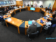 Porirua City councillors and staff sit around the council chamber during a Te Puna Kōrero Committee meeting.