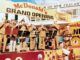 A brass band performs on a stage during the grand opening of New Zealand’s first McDonald’s restaurant in Porirua on June 7, 1976. Large "Grand Opening" signs and McDonald’s branding surround the stage as crowds gather to celebrate.