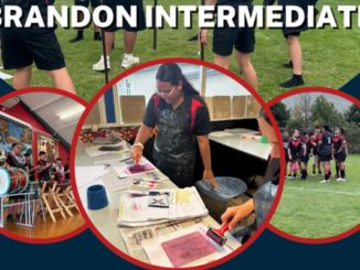 Brandon Intermediate students take part in cultural performance, printmaking and sports activities at the Porirua school.