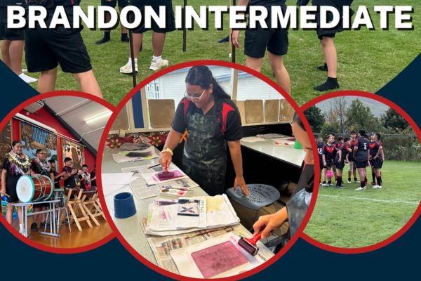 Brandon Intermediate students take part in cultural performance, printmaking and sports activities at the Porirua school.
