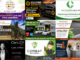 Nine-panel collage featuring TM Quizzes, Solutions Electrical, Capital Sports Medicine, Tree Magicians, Porirua Motor Body Repairs, Minnoch Garage Doors, Leah Jeffries of Clark & Co Realty, Combat Pest Control and Blue Dog Joinery.