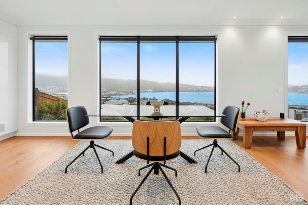 Modern Porirua home built by Abode Homes that won Regional Gold at the 2026 House of the Year Awards.